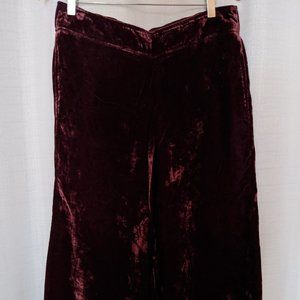 Madewell Huston Velvet Wide-leg Pants